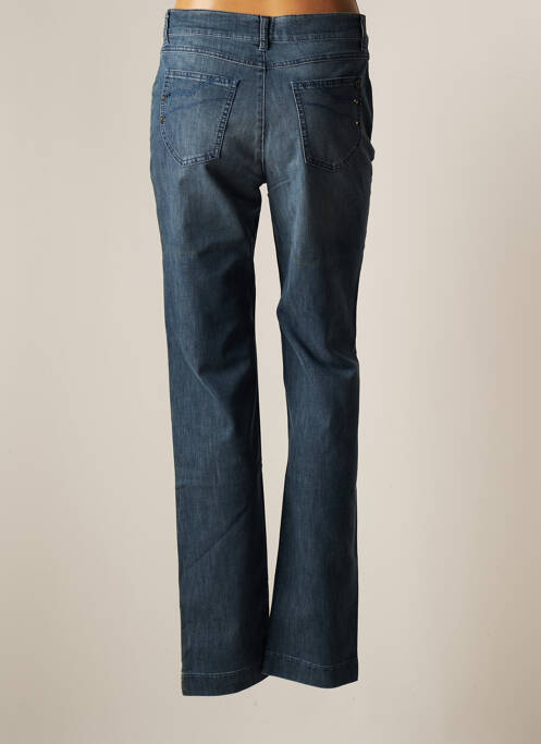 Jeans coupe droite bleu DISMERO pour femme
