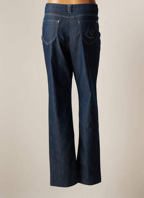 Jeans coupe droite bleu DISMERO pour femme