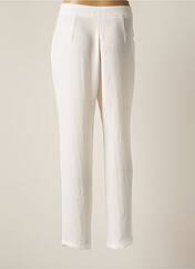 Pantalon droit blanc PAZ TORRAS pour femme seconde vue