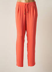 Pantalon droit orange PAZ TORRAS pour femme seconde vue