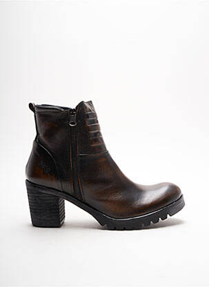 Bottines/Boots marron BUNKER pour femme