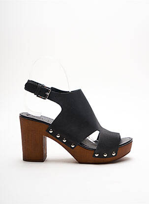 Sandales/Nu pieds noir BLACKSTONE pour femme