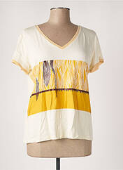 T-shirt jaune PAZ TORRAS pour femme seconde vue