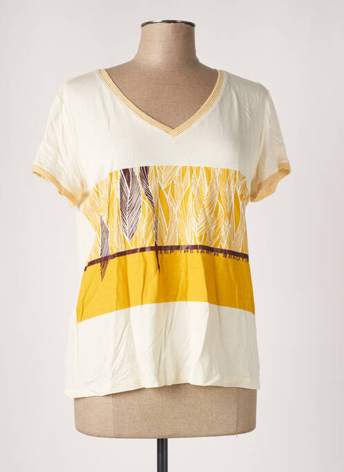 T-shirt jaune PAZ TORRAS pour femme