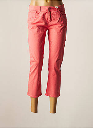 Pantacourt stretch taille normale rose C'EST BEAU LA VIE femme