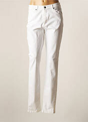 Jeans coupe droite blanc LCDN pour femme seconde vue