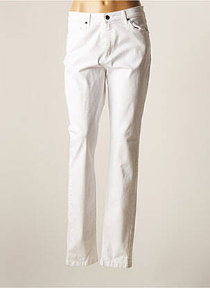 Jeans coupe droite blanc LCDN pour femme