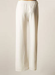 Pantalon droit blanc MISS TONIC pour femme seconde vue