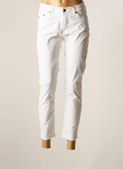 Jeans coupe droite blanc JENSEN pour femme