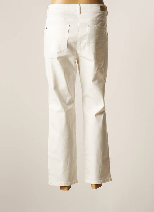 Jeans coupe droite blanc OLSEN pour femme