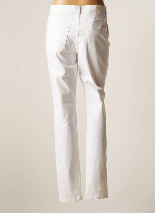 Jeans coupe slim blanc LCDN pour femme