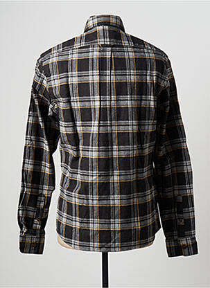 Chemise manches longues poches poitrine gris HUGO BOSS homme