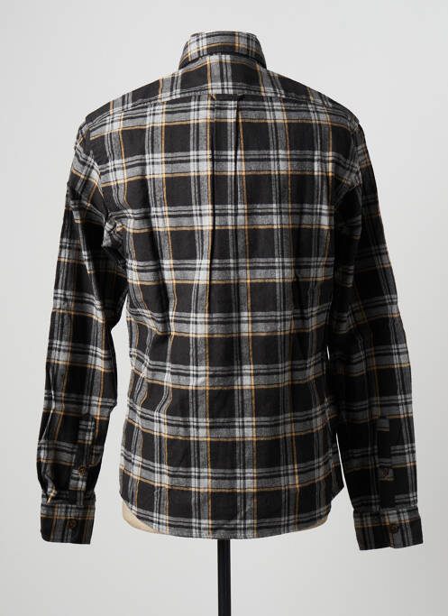 Chemise manches longues gris HUGO BOSS pour homme