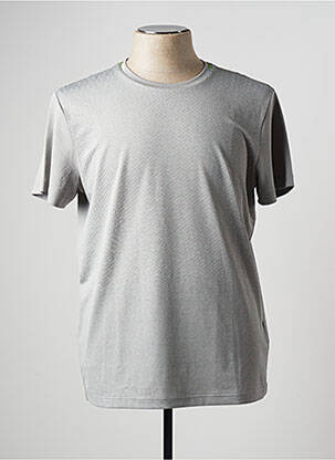T-shirt gris HUGO BOSS pour homme
