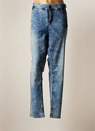 Jeans coupe droite stretch taille normale bleu VETO femme