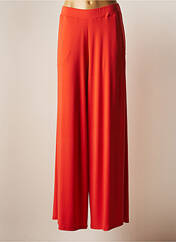 Pantalon large orange CONCRETO pour femme seconde vue