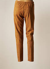 Pantalon slim marron ONE O ONE pour femme seconde vue