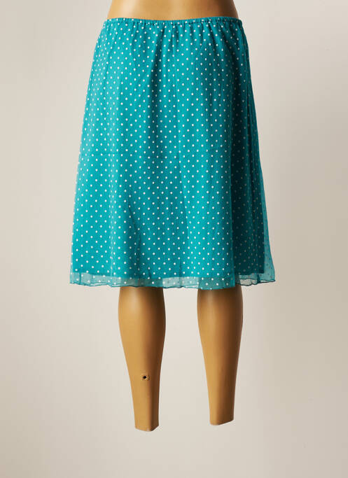 Jupe mi-longue bleu AGATHE & LOUISE pour femme