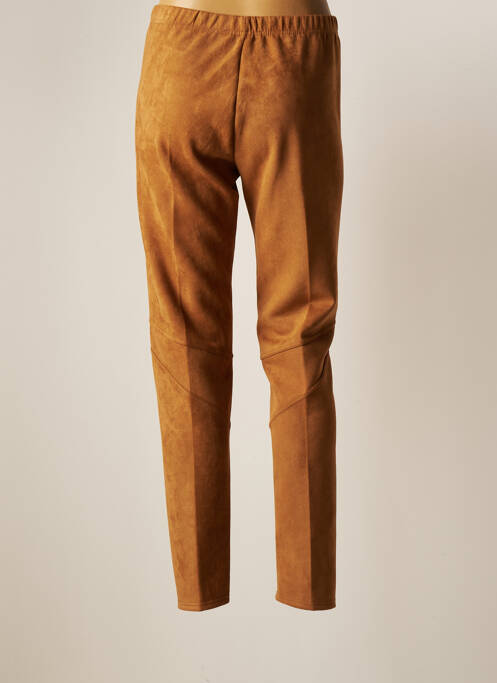 Pantalon slim marron ONE O ONE pour femme