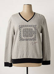 Sweat-shirt gris CONCRETO pour femme seconde vue