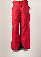 Pantalon droit rouge DYNASTAR pour femme seconde vue