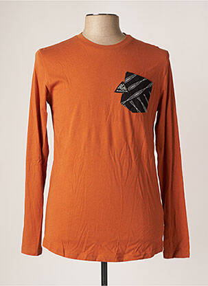 T-shirt orange MALOJA pour homme