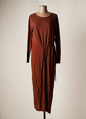 Robe longue marron HUMILITY pour femme seconde vue