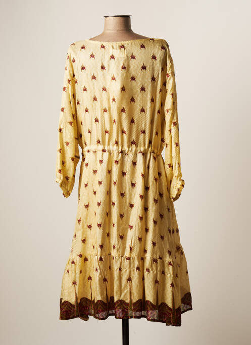 Robe mi-longue beige CREAM pour femme