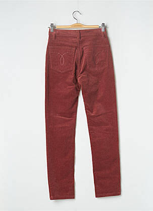 Pantalon slim stretch taille normale orange BENSIMON femme