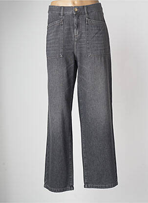 Jeans coupe large noir HAPPY pour femme