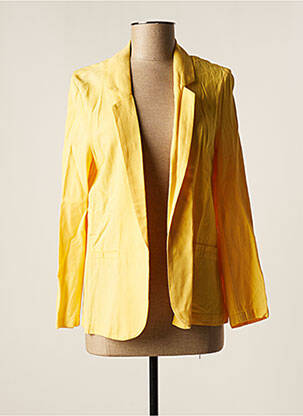 Blazer fausses poches jaune VERO MODA femme