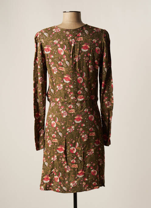 Robe mi-longue vert ONLY pour femme