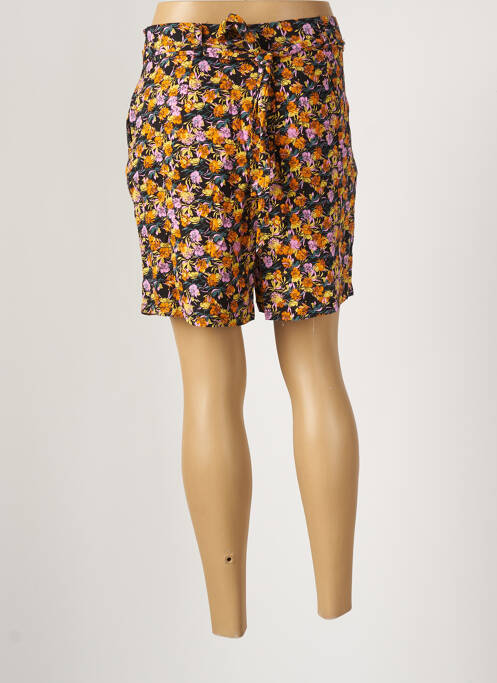 Short noir ICHI pour femme