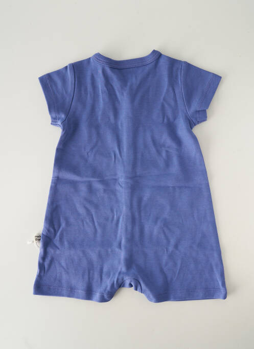 Combishort broderie manches courtes bleu HELLO ELAÉ enfant