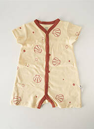 Combishort imprimé fantaisie manches courtes beige HELLO ELAÉ enfant