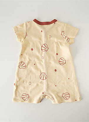 Combishort imprimé fantaisie manches courtes beige HELLO ELAÉ enfant