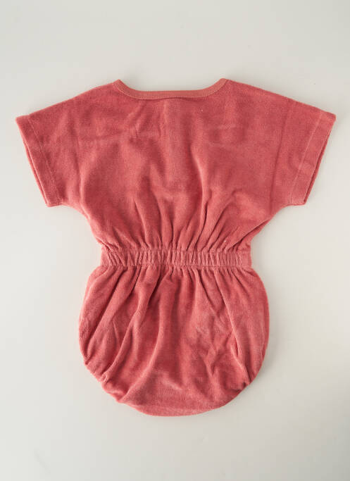 Barboteuse rose HELLO ELAÉ pour enfant