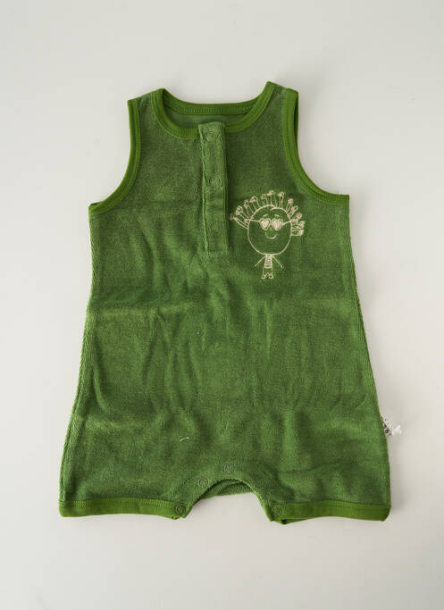 Combishort sans manche sans manche vert HELLO ELAÉ enfant