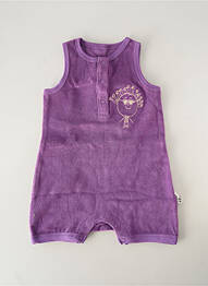 Combishort sans manche sans manche violet HELLO ELAÉ enfant