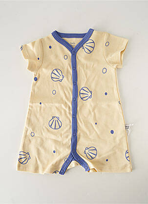 Combishort imprimé fantaisie manches courtes beige HELLO ELAÉ enfant