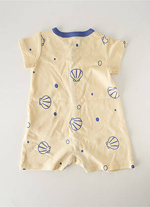 Combishort imprimé fantaisie manches courtes beige HELLO ELAÉ enfant