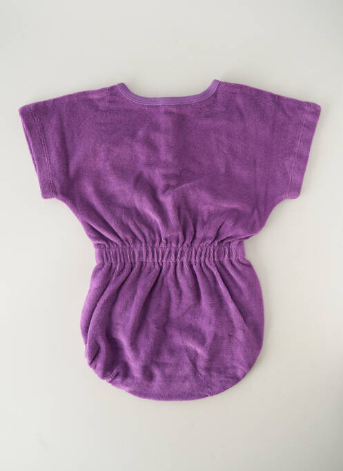 Barboteuse broderie violet HELLO ELAÉ enfant