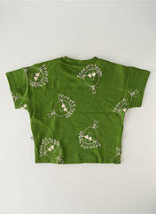T-shirt vert HELLO ELAÉ pour enfant seconde vue