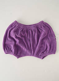 Short taille normale taille élastique violet HELLO ELAÉ enfant