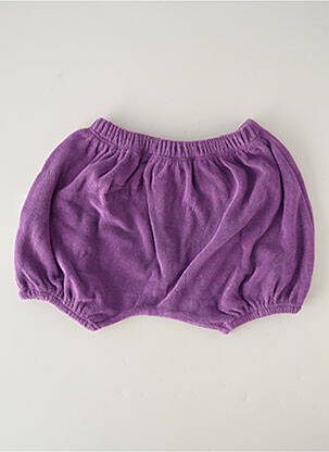 Short resserrée sur le bas taille élastique violet HELLO ELAÉ enfant