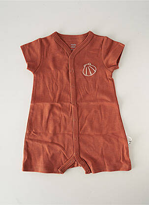 Body lingerie stretch marron HELLO ELAÉ enfant