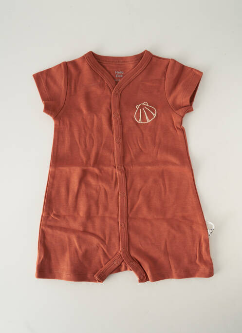 Body lingerie marron HELLO ELAÉ pour enfant