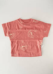 T-shirt rose HELLO ELAÉ pour enfant seconde vue