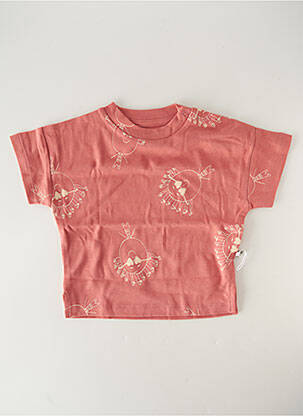T-shirt rose HELLO ELAÉ pour enfant