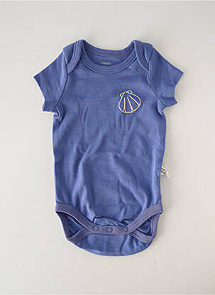 Body lingerie coupe droite bleu HELLO ELAÉ enfant